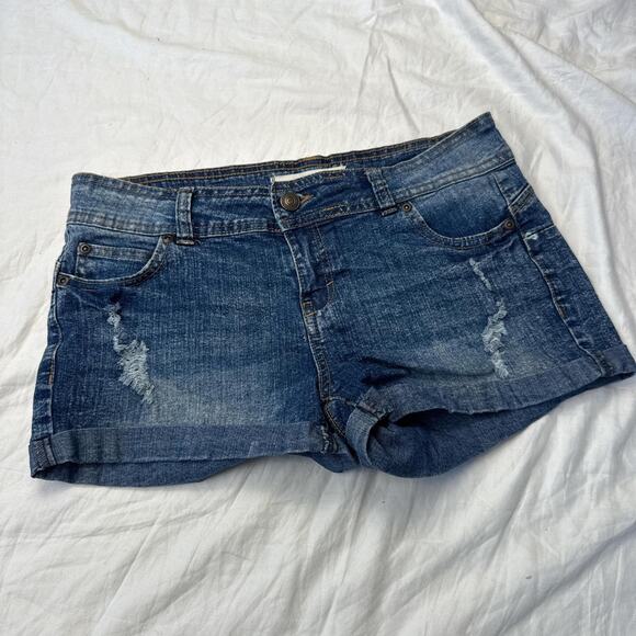Bluenotes low rise blue denim shorts - size 29 - Picture 6 of 7